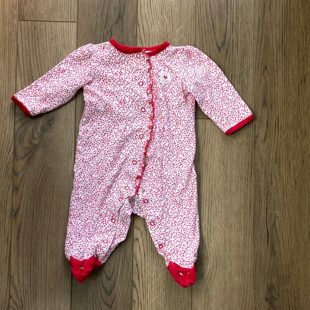 Carter's Pink and White Kids One Piece